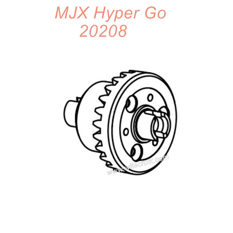 P2031 MJX Hyper Go 20208 Original Parts Differntial Gear Assembly