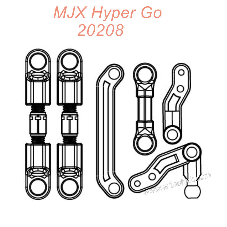 P2042 MJX Hyper Go 20208 Original Parts Steering Transmission Components