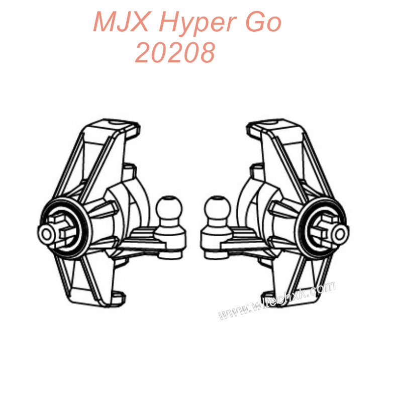 P2048 MJX Hyper Go 20208 Original Parts Steering Block Assembly