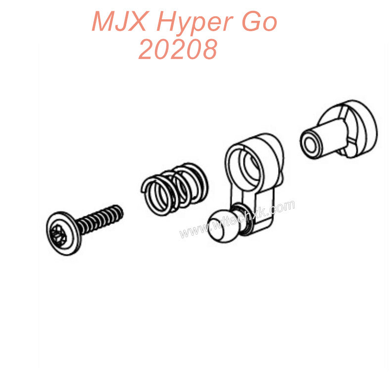 P2070 MJX Hyper Go 20208 Original Parts Servo Aaver Assembly