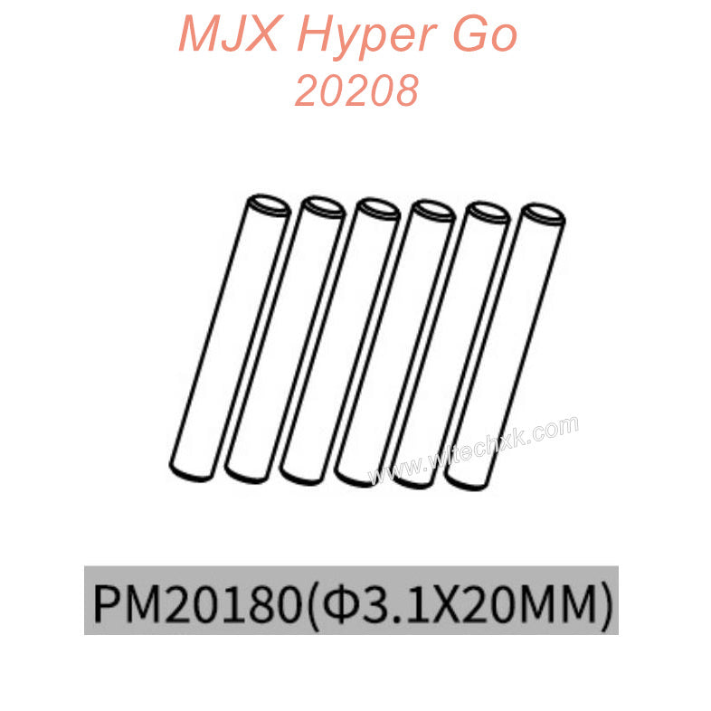 PM20180 MJX Hyper Go 20208 Original Parts Optical Axis 3.1x20MM