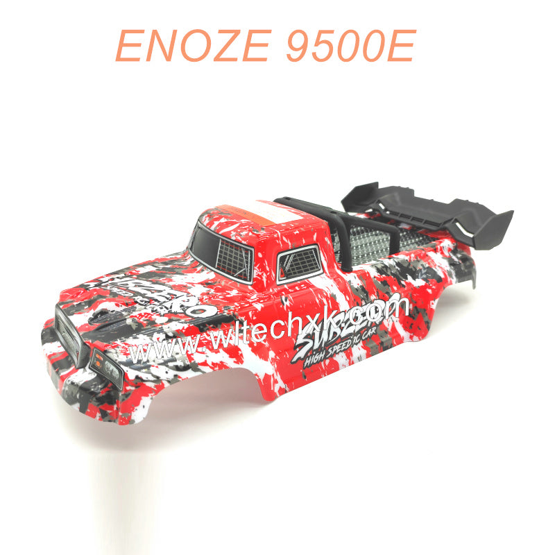 PX9500-01 Enoze 9500E RC Car Parts Car Shell Red