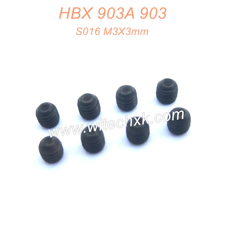 S016 Grub Screw M3X3mm Parts For HAIBOXING 903 903A