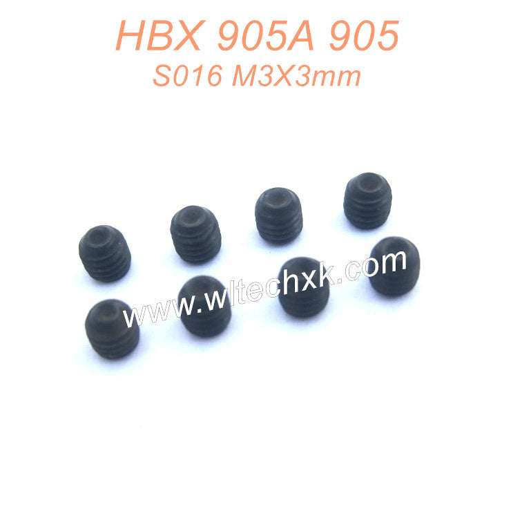 S016 Grub Screw M3X3mm Parts For HAIBOXING 905A 905