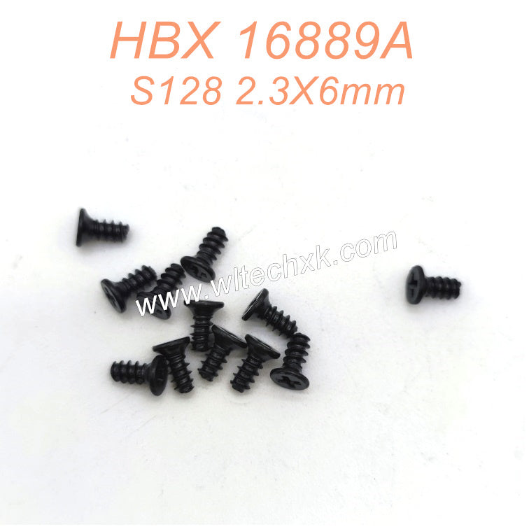 S128-HAIBOXING 16889A 16889 Parts 2.3X6mm Countersunk Self Tapping Screw