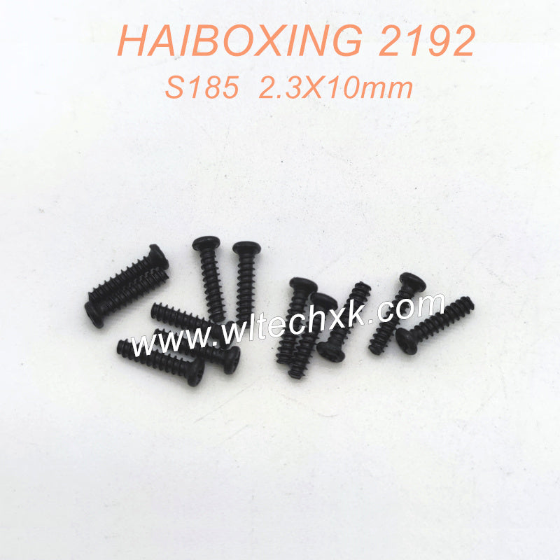 S185 Pan Head Tapping Screws PBHO 2.3X10mm Parts For HAIBOXING 2192