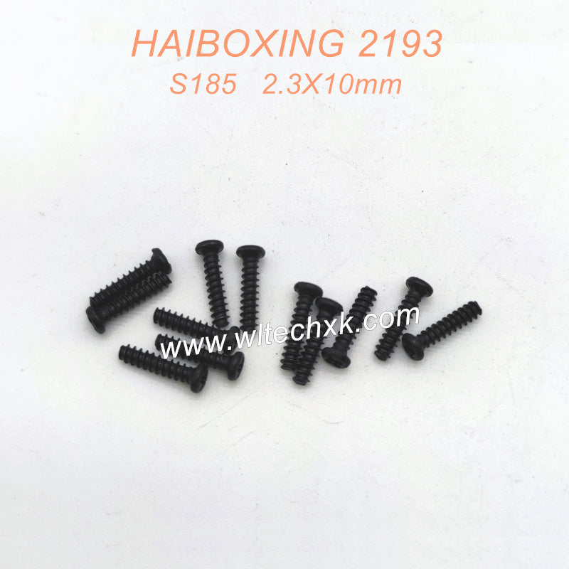 S185 Pan Head Tapping Screws PBHO 2.3X10mm Parts For HAIBOXING 2193 Drift RC Car-1