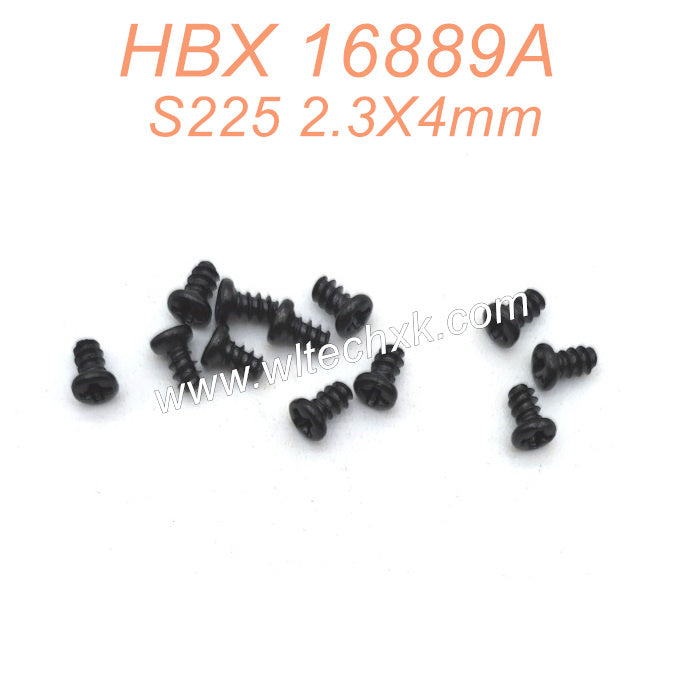 S225-HAIBOXING 16889A 16889 Parts 2.3X4mm Pan Head Self Tapping Screws