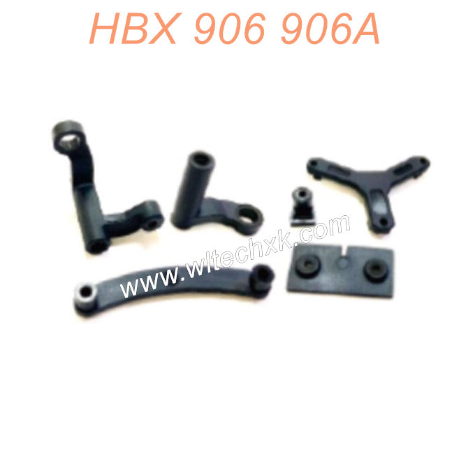 Steering Post, Steering Ackerman Plate+Servo Mount 90106