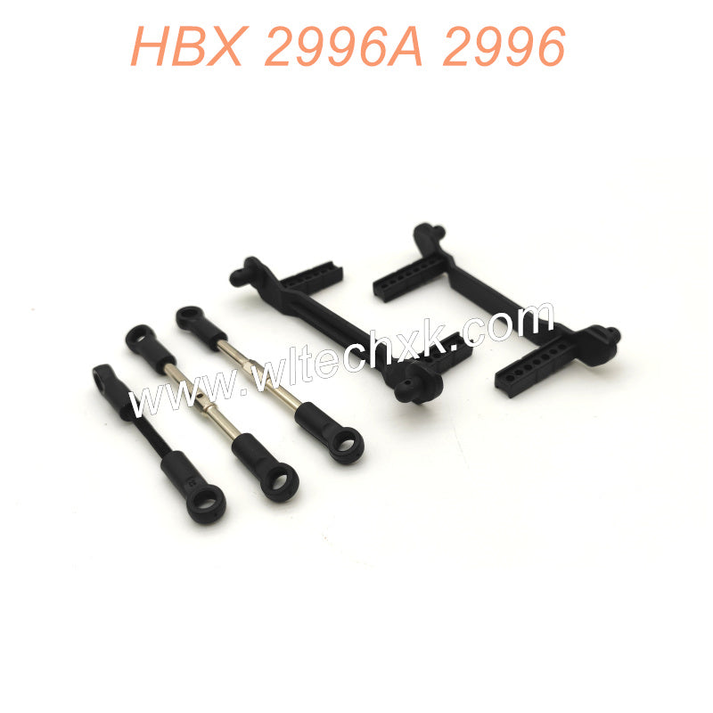T2011R Body Posts+Steering Link Bars+Servo Link Bar Parts For HAIBOXING 2996 2996A
