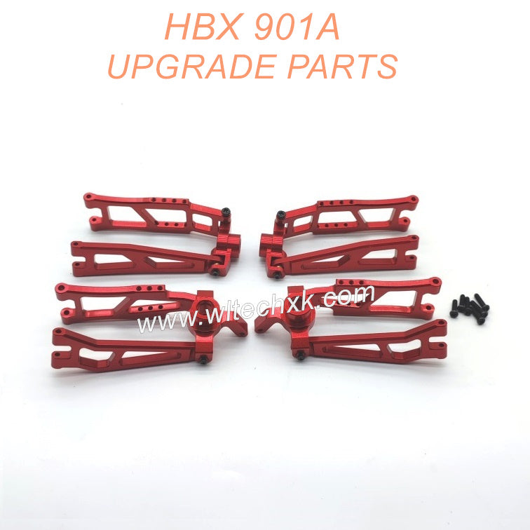 Upgrade Metal Front Rear Swing ArmParts For HBX HBX 901A 901 Red