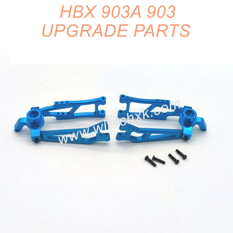 Upgrade Metal Front Swing Arm Parts For HAIBOXING 903 903A-Blue
