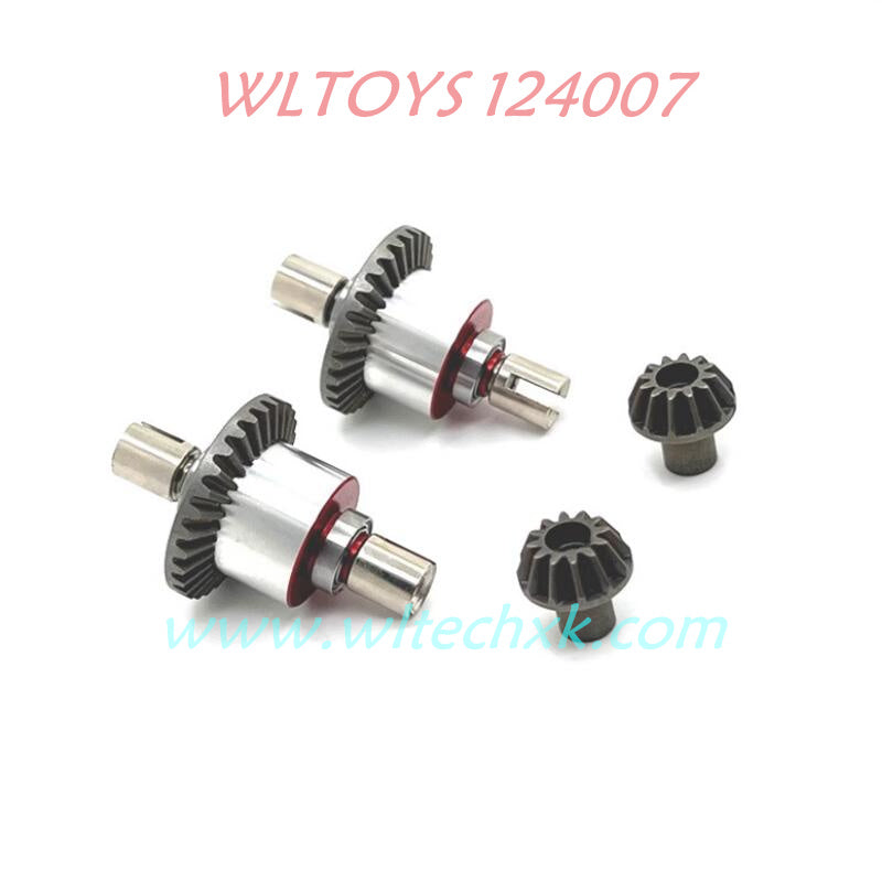 WLTOYS 124007 Upgrade Parts front and rear differential