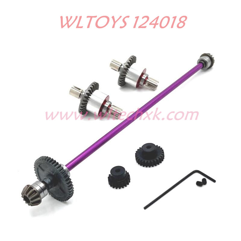 WLTOYS 124008 Upgrade Parts Metal Differential Gear kit