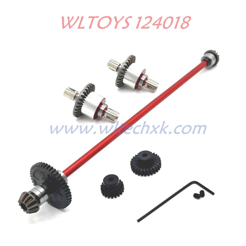 WLTOYS 124008 Upgrade Parts Metal Differential Gear kit