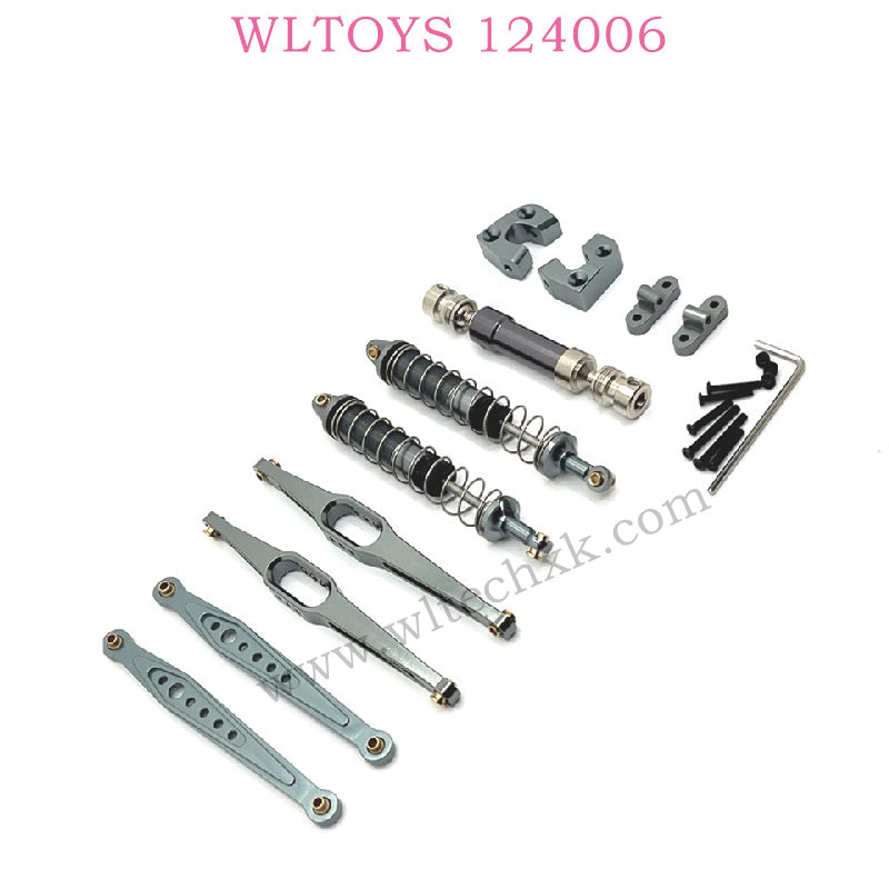 WLTOYS 124006 Upgrade parts Metal Shock Axle Connect Rod