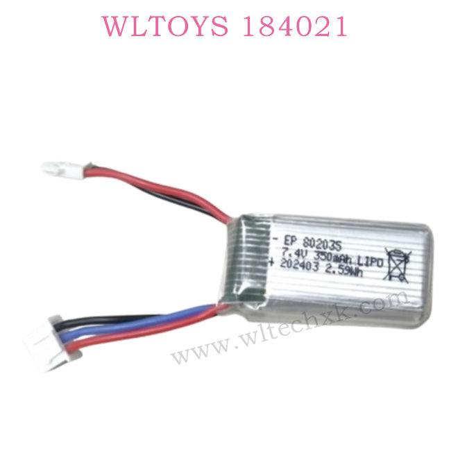 WLTOYS 184021 parts Battery 7.4V 350Mah 2603