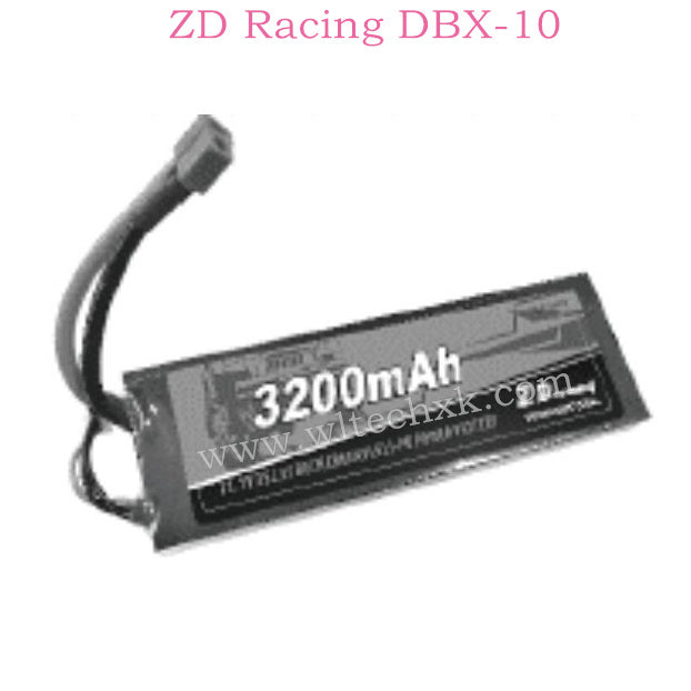 ZD RACING DBX10 Parts Li-po Battery 11.1V 3200mAH 35C Brushless 7570