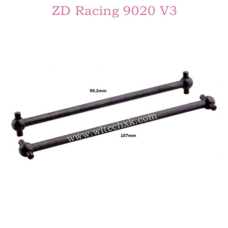 ZD Racing 9020 V3 Parts Horizontal Drive Shaft Front 8230