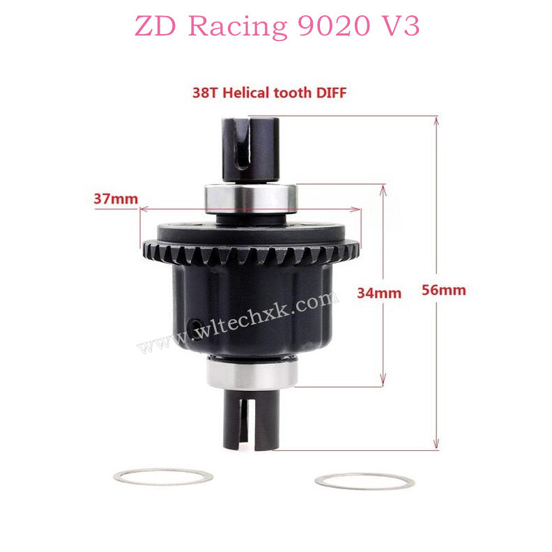 ZD Racing 9020 V3 parts Differential CNC 8008