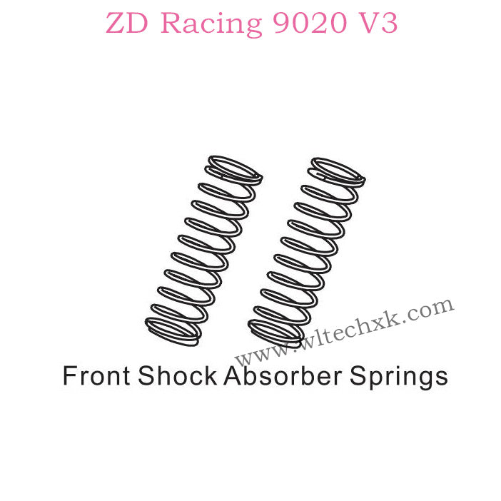 ZD Racing 9020 V3 parts Front Shock Absorbers Springs 8003