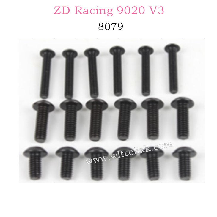 ZD Racing 9020 V3 parts button head screw set 8079