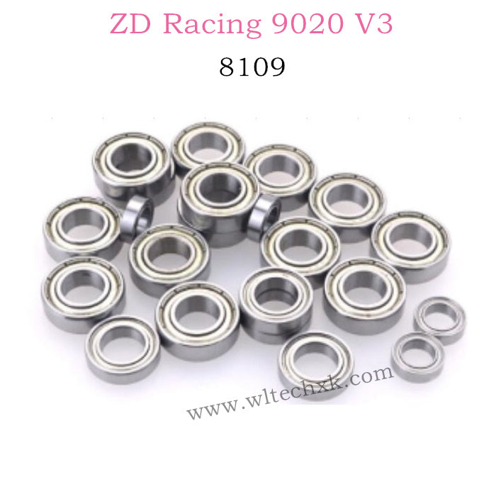 ZD Racing 9020 V3 parts complete Bearings set 8109