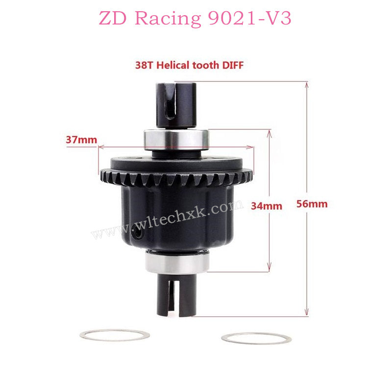 ZD Racing 9021-V3 Parts Differential CNC 8008
