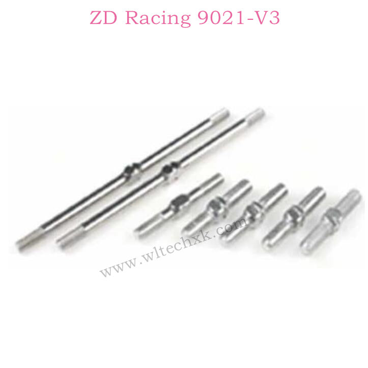 ZD Racing 9021-V3 Parts Front Suspension Rod Servo Post Horizontal Steering Rods 8163