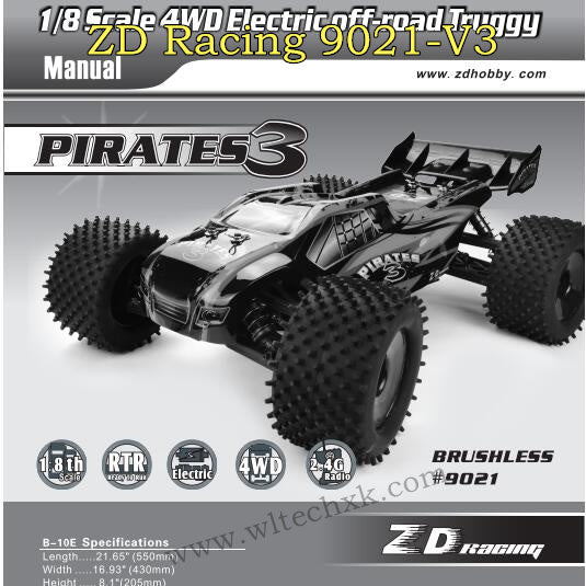 ZD Racing 9021-V3 Parts Manual PDF