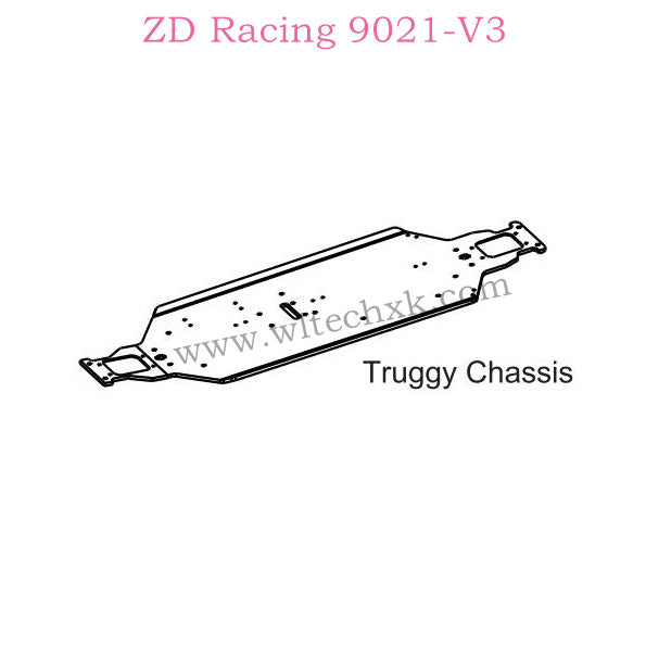 ZD Racing 9021-V3 Parts Truggy Chassis 6264