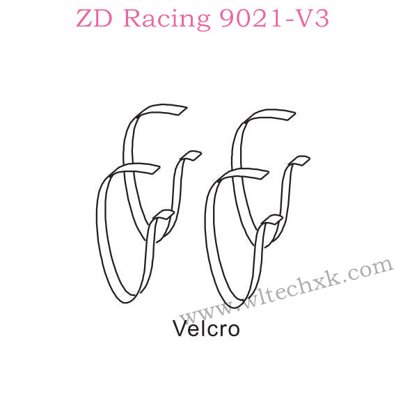 ZD Racing 9021-V3 Parts Velcro 8104