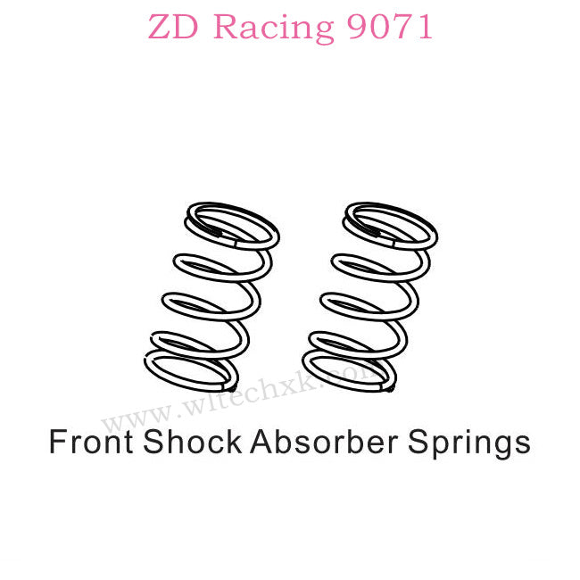 ZD Racing 9071 Parts Front Shock Absorber Springs 8444