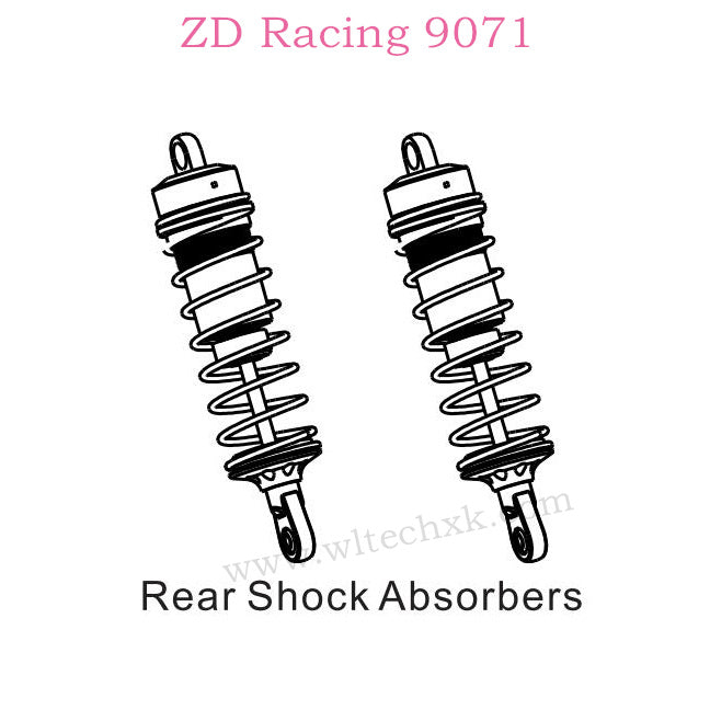 ZD Racing 9071 Parts Rear Shock Absorbers 8441