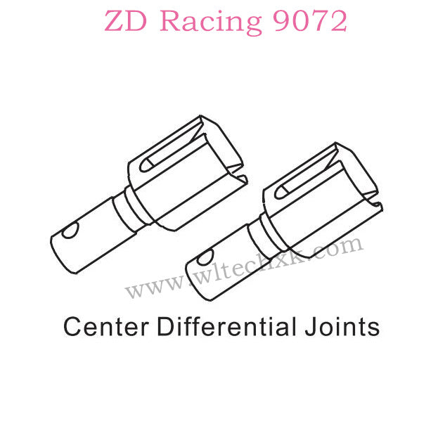 ZD Racing 9072 BX-8 Parts Center Differential Joints 8231