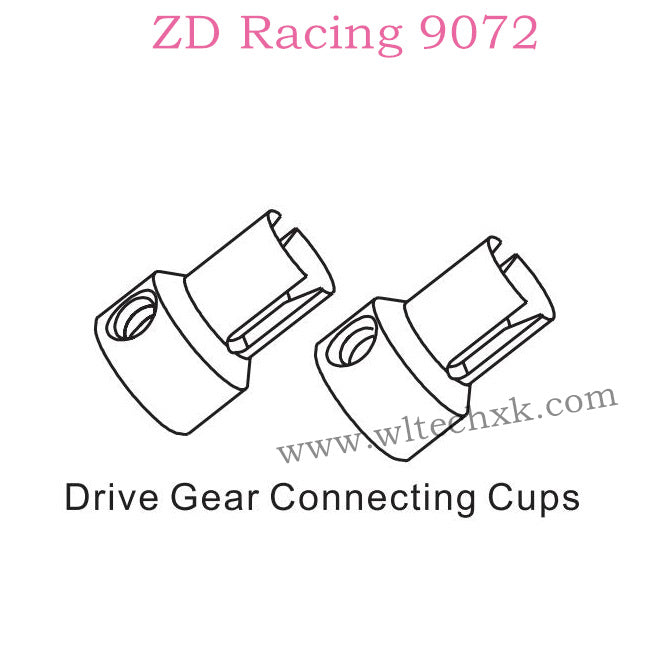 ZD Racing 9072 BX-8 Parts Drive Gear Connecting Cups 8120