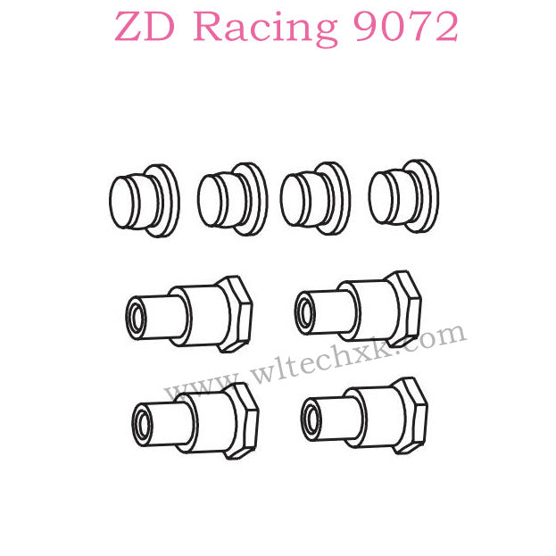 ZD Racing 9072 BX-8 Parts Shock Absorber Brushing 8212