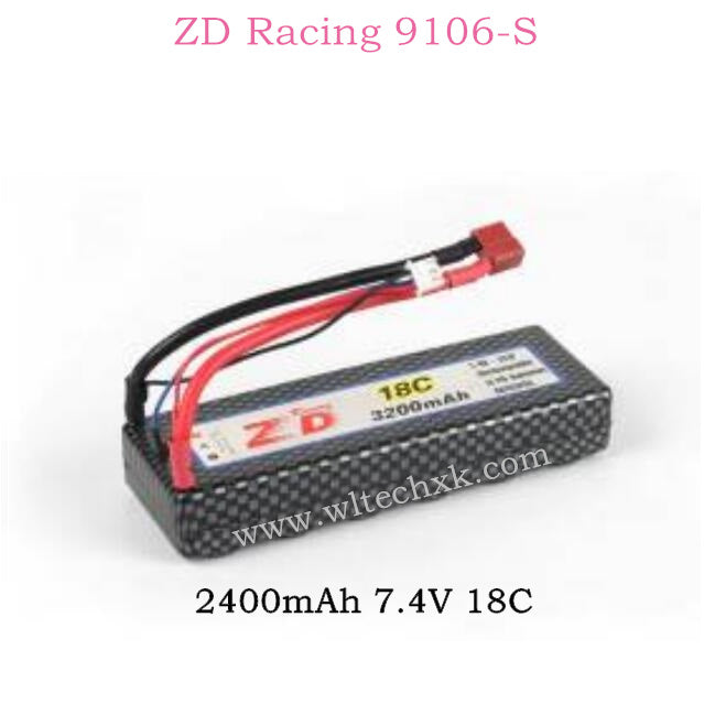 ZD Racing 9106S Parts Battery 3200mAh 7.4V 25C 7288