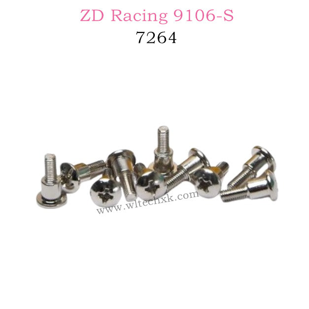 ZD Racing 9106S Parts M3X4.8 Screw for Connect Rods 7264