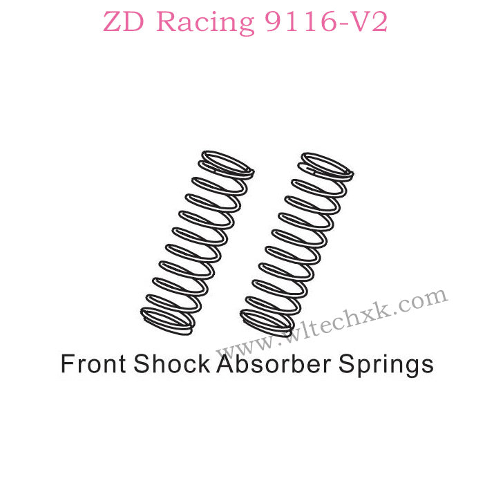 ZD Racing 9116-V2 Parts Front Shock Absorbers Springs 8003