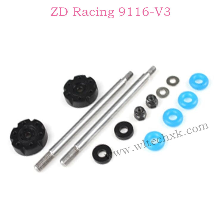 ZD Racing 9116-V3 Parts Rear Shock Absorber Shafts 8006