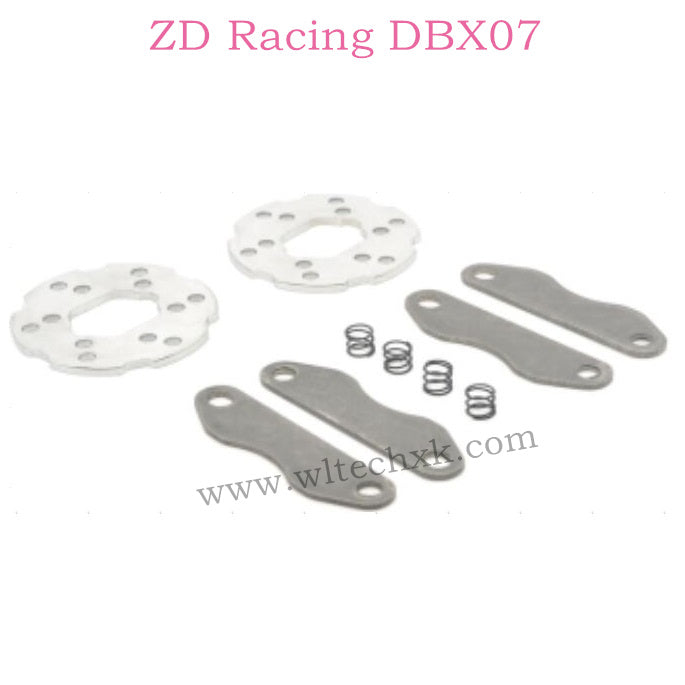 ZD Racing DBX07 Parts Brake Disc And Pad Set 8548
