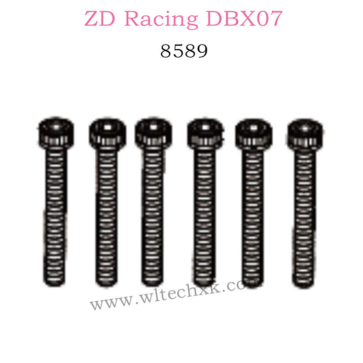 ZD Racing DBX07 Parts Cap Screws M4X35 8589