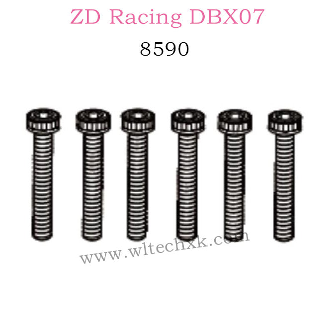 ZD Racing DBX07 Parts Cap Screws M4X45 8590