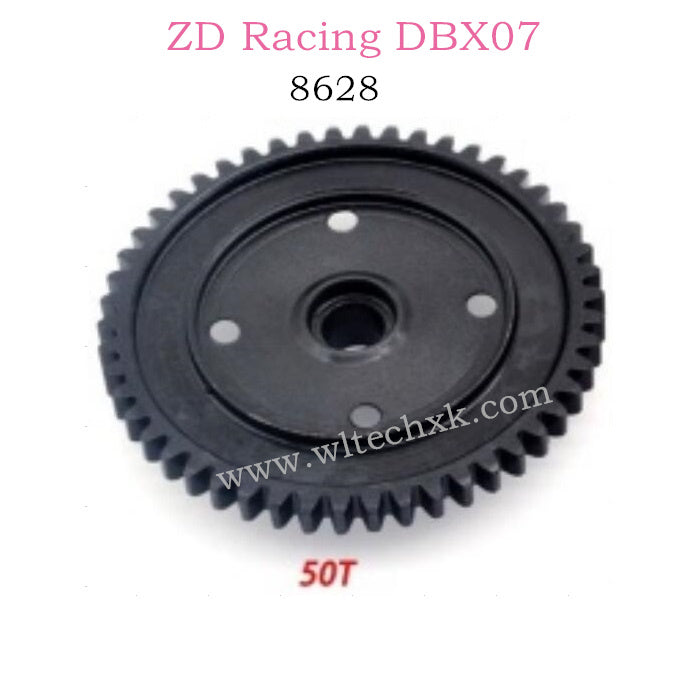 ZD Racing DBX07 Parts Center Diff Spur Gear 50T 8628
