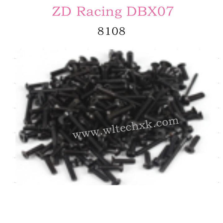 ZD Racing DBX07 Parts Complete Screws 8108