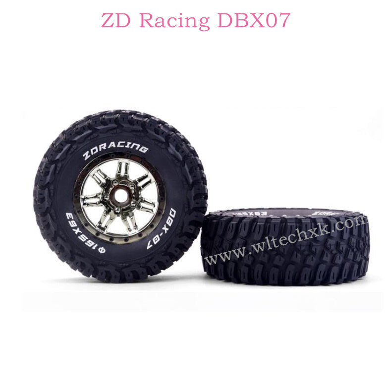 ZD Racing DBX07 Parts Tire Assembly 8642 8643