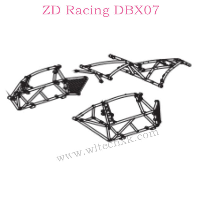 ZD Racing DBX07 Parts To Protect The Rack 8647
