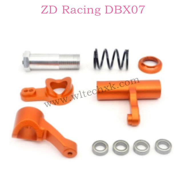 ZD Racing DBX07 Upgrade Parts Aluminum Alloy Steering Set 8594