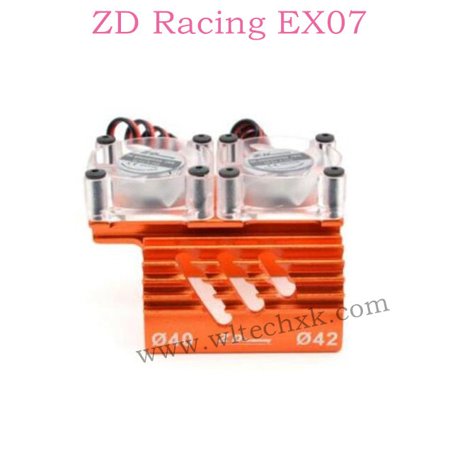 ZD Racing EX07 Parts Motor Heatsink 40X42 8553
